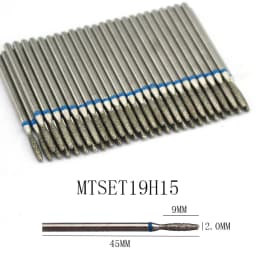 50pc Diamond Nail Drill Cuticle Clean Bit Set Milling Cutter for Manicure Electric Cutter Bits Accessories Dead Skin Remove