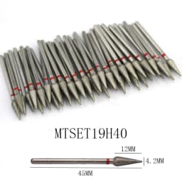 50pc Diamond Nail Drill Cuticle Clean Bit Set Milling Cutter for Manicure Electric Cutter Bits Accessories Dead Skin Remove