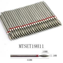 50pc Diamond Nail Drill Cuticle Clean Bit Set Milling Cutter for Manicure Electric Cutter Bits Accessories Dead Skin Remove