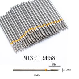 50pc Diamond Nail Drill Cuticle Clean Bit Set Milling Cutter for Manicure Electric Cutter Bits Accessories Dead Skin Remove