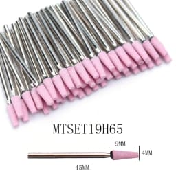 50pc Diamond Nail Drill Cuticle Clean Bit Set Milling Cutter for Manicure Electric Cutter Bits Accessories Dead Skin Remove