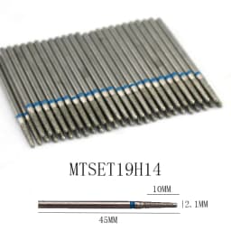 50pc Diamond Nail Drill Cuticle Clean Bit Set Milling Cutter for Manicure Electric Cutter Bits Accessories Dead Skin Remove