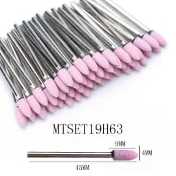 50pc Diamond Nail Drill Cuticle Clean Bit Set Milling Cutter for Manicure Electric Cutter Bits Accessories Dead Skin Remove