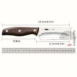 Stainless Steel Peeler Multi-Function Kitchen-Specific Peeler for Slicing Fruits and Vegetables with Wooden/ Steel Handle
