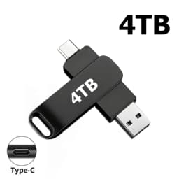 16TB Flash Drive USB 3.2 High Speed Metal Transfer Waterproof C Disk Type-C Large Storage for Phone Computer PC Data New 2026