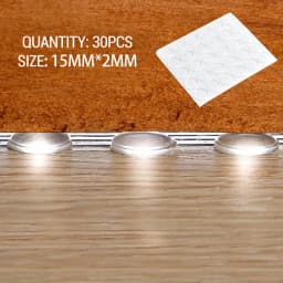 KAK 30-80 Grain Silicon Door Stops Pad Transparent Rubber Kitchen Cabinet Catches Self-Adhesive Damper Buffer Furniture Hardware