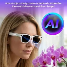 Lenovo 8KHD AI Camera Translation Glasses 1200MP Photochromic Smart Glasses Bluetooth Calling Photo Video ChatGPT Music for Men