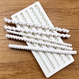 Pearl Rope Wave Flower Gemstone Shape Cake Side Lace Silicone Sugarcraft Mold Fondant Cake Decorating Tools
