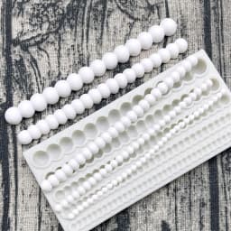 Pearl Rope Wave Flower Gemstone Shape Cake Side Lace Silicone Sugarcraft Mold Fondant Cake Decorating Tools