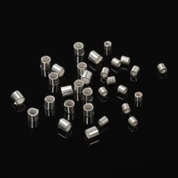 20pcs 925 Sterling Silver Crimp End Beads 1.5mm 2mm 2.5mm Crimps Silver End Beads for DIY Bracelet Jewelry Making Findings