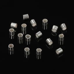 20pcs 925 Sterling Silver Crimp End Beads 1.5mm 2mm 2.5mm Crimps Silver End Beads for DIY Bracelet Jewelry Making Findings