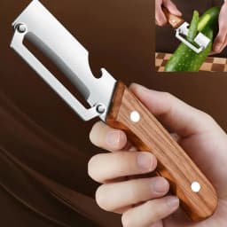 2026 Wooden Multi Functional Vegetable Peeler With Ergonomic Handle For Peeling And Slicing Fruits And Vegetables Durable Smooth