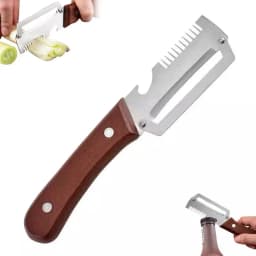 2026 Wooden Multi Functional Vegetable Peeler With Ergonomic Handle For Peeling And Slicing Fruits And Vegetables Durable Smooth