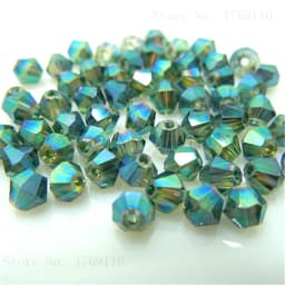 Isywaka Sale U Pick Color 3mm 4mm 6mm 8mm Bicone Austria Crystal Bead Charm Glass Bead Loose Spacer Bead for DIY Jewelry Making