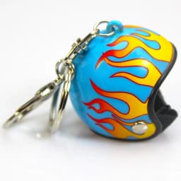 New Motorcycle Helmet Keychain Female Men's Hard Hat Heavy Metal Rock Car Keychain Bag Keychain Gift 17022
