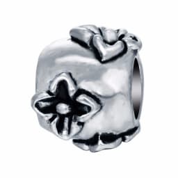 Kinitial 10Pcs Dog Heart Knot Paw Shape Charm Beads Dog Puppy Footprint Paw On Round Bead Charm fit Bracelet Accessories
