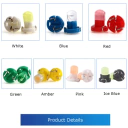 10pcs T3 T4.2 T4.7 Neo Wedge Led Dashboard Light Bulbs for Car Instrument Cluster Guage Lights 12V Indicator Bulb Replacement