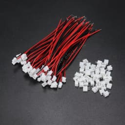 20 SETS Mini Micro JST 2.0 PH 2-Pin Connector Plug with Wires Cables 100MM