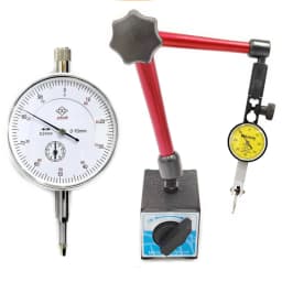 Hot 0-10mm Dial Indicator Universal Magnetic Stand Base Holder 0.8mm Dial Test Comparator For Equipment Calibration