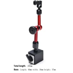 Hot 0-10mm Dial Indicator Universal Magnetic Stand Base Holder 0.8mm Dial Test Comparator For Equipment Calibration