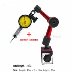 Hot 0-10mm Dial Indicator Universal Magnetic Stand Base Holder 0.8mm Dial Test Comparator For Equipment Calibration