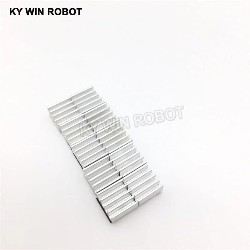 10PCS Stepper Driver A4988 Heatsink Aluminum Silver Heat Sink with Adhesive