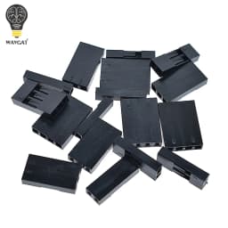 100PCS Dupont Head 2.54mm 1X 1P 2P 3P 4P 1X1P 1X2P Dupont Plastic Shell Pin Head Connector Jumper Wire Cable Housing Plug Female