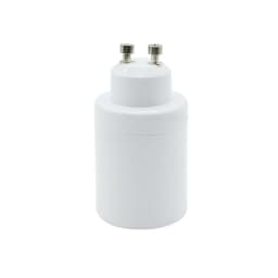GU10 to E27 Bulb Base Adapter Bi-Pin Connector to Edison Screw Light Socket Converter Heat Resistant Up to 200℃ No Fire Hazard