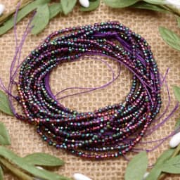 26 color 1x2mm 220pcs Crystal Glass Beads Faceted Glass Rondel Charm Spacer Beads For Jewelry Making DIY Findings Wholesale