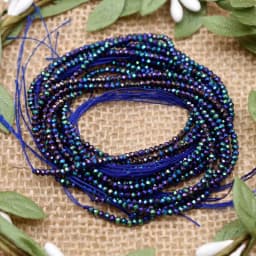 26 color 1x2mm 220pcs Crystal Glass Beads Faceted Glass Rondel Charm Spacer Beads For Jewelry Making DIY Findings Wholesale