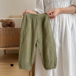 Solid Color Simple Children's Pants Summer Clothing Thin Loose Kids Anti-mosquito Pants Baby Girls Bloomers Casual Trousers