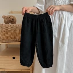 Solid Color Simple Children's Pants Summer Clothing Thin Loose Kids Anti-mosquito Pants Baby Girls Bloomers Casual Trousers