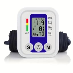 Digital Arm Blood Pressure Test Kit Cuff Sensor Monitor BP Automatic Pressure Tonometer Tensiometer Heart Rate Pulse Meter