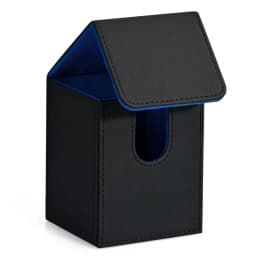 Card Deck Box,Card Storage Box holds 100+ Single Sleeved Cards, PU Leather Magnetic Closure for Magic cards TCG cards