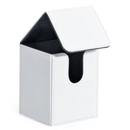 Card Deck Box,Card Storage Box holds 100+ Single Sleeved Cards, PU Leather Magnetic Closure for Magic cards TCG cards
