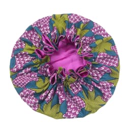 Double Layer Silky Satin Bonnet Women Sleeping Cap Large Reversible Satin Linned Night Sleep Headwrap Hat Hair Wrap Accessories