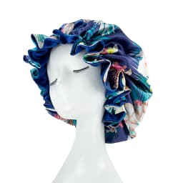 Double Layer Silky Satin Bonnet Women Sleeping Cap Large Reversible Satin Linned Night Sleep Headwrap Hat Hair Wrap Accessories