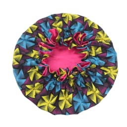 Double Layer Silky Satin Bonnet Women Sleeping Cap Large Reversible Satin Linned Night Sleep Headwrap Hat Hair Wrap Accessories