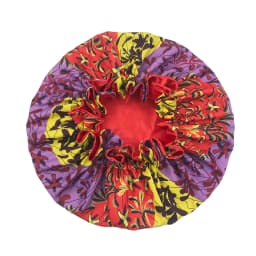 Double Layer Silky Satin Bonnet Women Sleeping Cap Large Reversible Satin Linned Night Sleep Headwrap Hat Hair Wrap Accessories