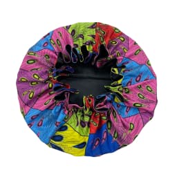 Double Layer Silky Satin Bonnet Women Sleeping Cap Large Reversible Satin Linned Night Sleep Headwrap Hat Hair Wrap Accessories