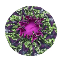 Double Layer Silky Satin Bonnet Women Sleeping Cap Large Reversible Satin Linned Night Sleep Headwrap Hat Hair Wrap Accessories