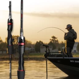 KastKing Max Steel Light Spinning Casting Fishing Rod with 24 Ton Carbon Fiber SiC Rings 1.80m 1.98m 2.13m 2.4m Silver Red Gray
