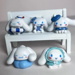 Kawaii Blind Box Cinnamoroll Gasha Anime Figure Pvc Toy Model Hand Made Anime Dolls Toys Ornaments Gifts for Kids