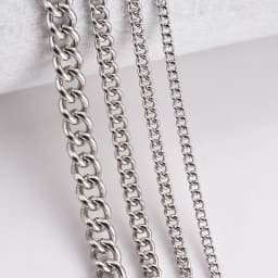 1Pc Stainless Steel Basic Link Chain Necklace 1.5/2/3/4.5mm Chain for DIY Pendant Necklace Jewelry Making