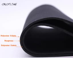 2-5mm SRB Neoprene Fabrics Waterproof Wind Proof For Diving Anti Vibration Protection Against Electric Shock