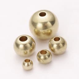 50pcs Original Brass Round Ball Space Beads 3/4/5/6/8mm Bracelets Loose Charm Bead for DIY Necklaces Jewelry Making Accessories