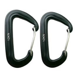 12KN Hammock Dog Clip Safety Carabiner Clasp Outdoor Camping Hiking Hook Auto Locking Wiregate Balance