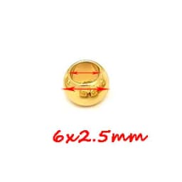 100pcs 2 Mm-12 mm Stainless Steel Beads European Ball Metal Big Hole Spacer Beads for Jewelry Making DIY Bracelet Necklace