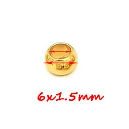 100pcs 2 Mm-12 mm Stainless Steel Beads European Ball Metal Big Hole Spacer Beads for Jewelry Making DIY Bracelet Necklace