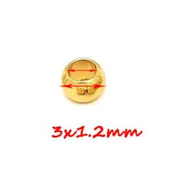 100pcs 2 Mm-12 mm Stainless Steel Beads European Ball Metal Big Hole Spacer Beads for Jewelry Making DIY Bracelet Necklace